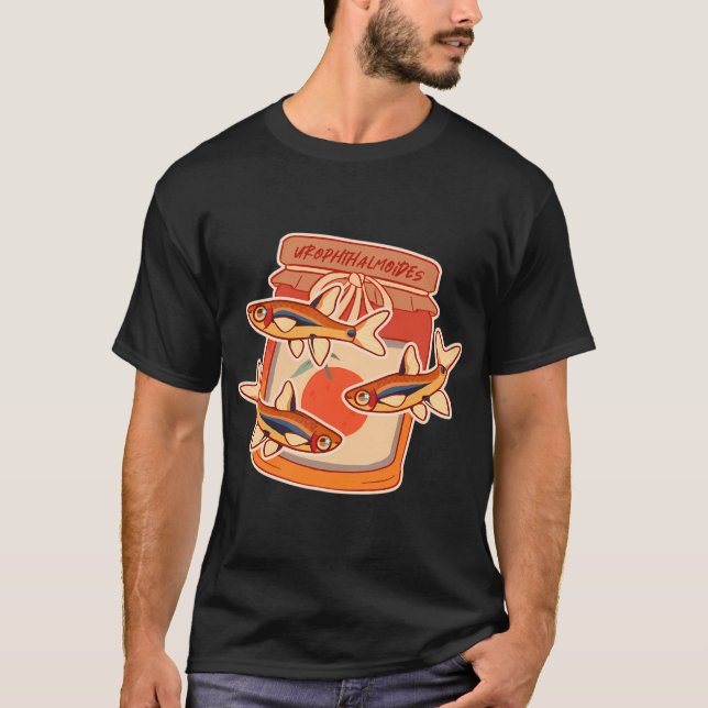 Camiseta Peixe-dourado-neon (Frente)