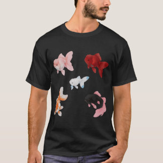Camiseta Peixe Dourado Rosa Fantasia