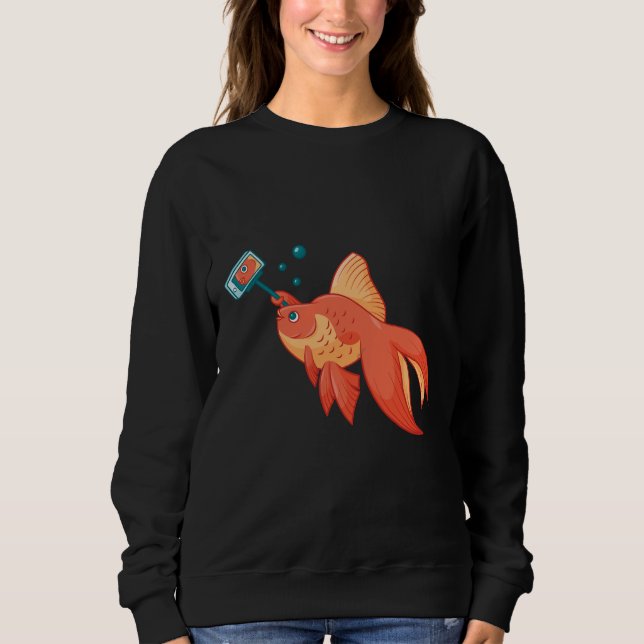 Camiseta Peixe Dourado Selfie (Frente)