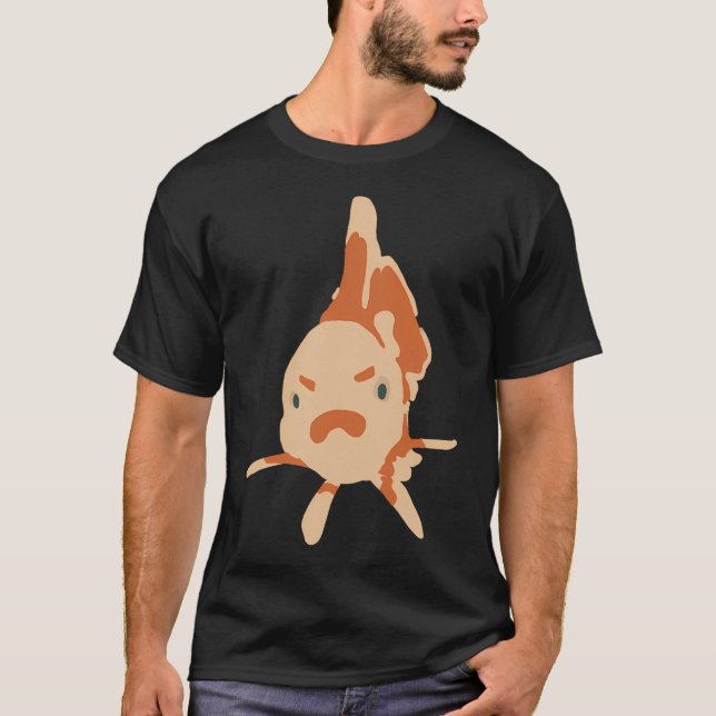 Camiseta Peixe Dourado Zangado (Frente)