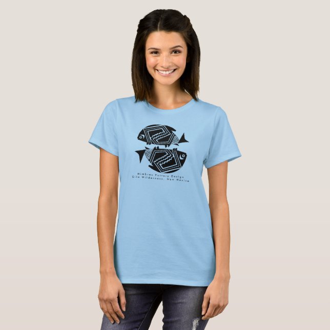 Camiseta Peixe Duplo, Mimbres Design (Frente Completa)