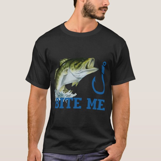 Camiseta Peixe e anzol me mordem (Frente)
