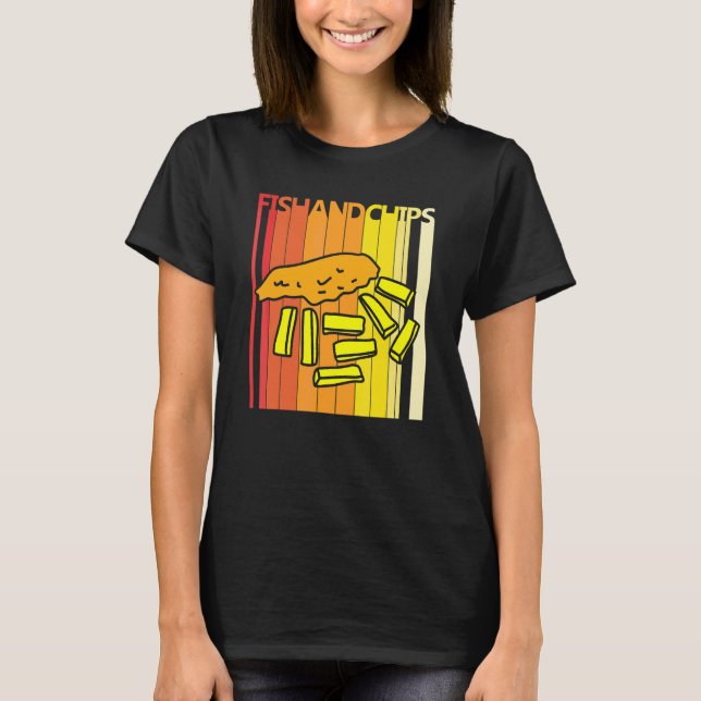 Camiseta Peixe E Batata Frita (Frente)