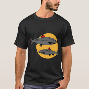 Camiseta Peixe em Amarelo Mostarda