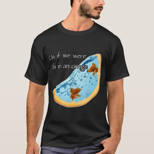 Camiseta Peixe em uma Laranja (Frente)
