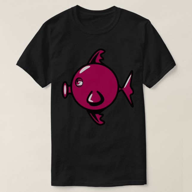 Camiseta Peixe-empurrador 1 (Frente do Design)