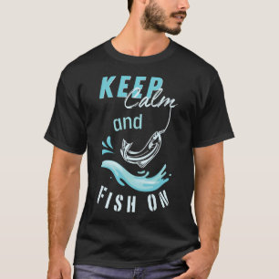 Camiseta Peixe Engraçado Natal Pescaria Xmas Pescador