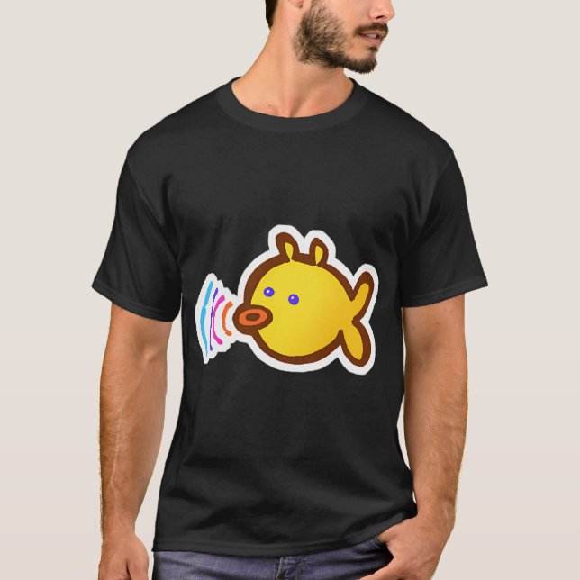 Camiseta Peixe Espacial Mágico (Frente)
