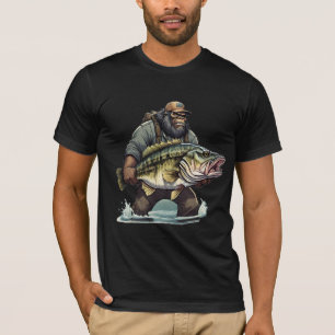 Camiseta Peixe-espada-grande-pescado pescador Sasquatch yet