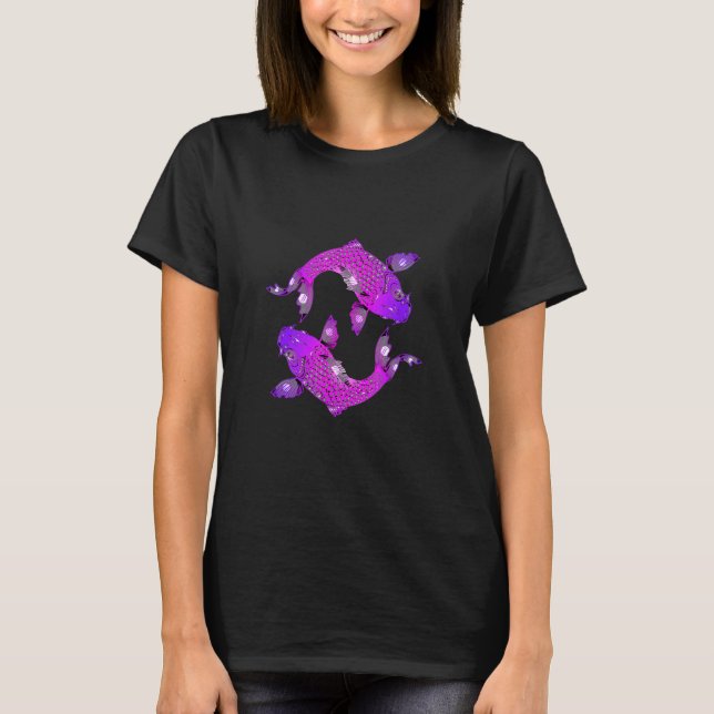 Camiseta Peixe-espinho-árctico Koi Carp (Frente)