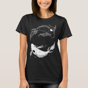 Camiseta peixe espírito preto e branco atla Clássico