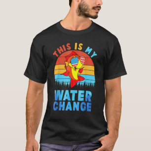Camiseta Peixe  Esta é Minha Mudança de Água