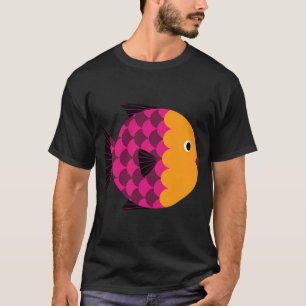 Camiseta Peixe estilizado abstrato