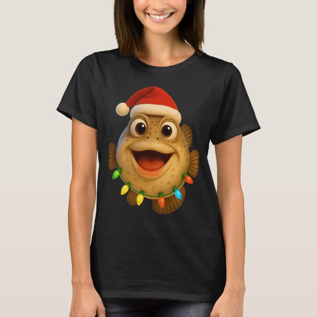Camiseta Peixe Estrela de Natal (Frente)