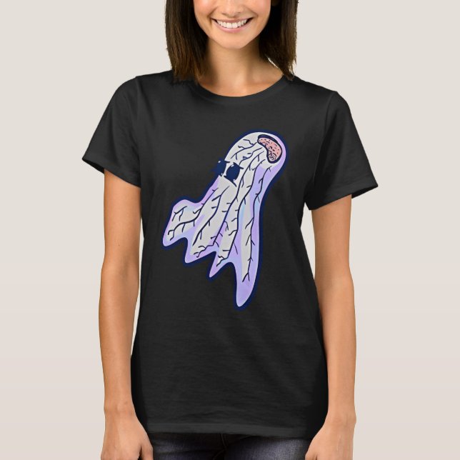 Camiseta Peixe fantasmagórico low fi (Frente)