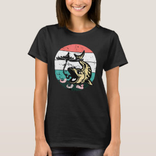 Camiseta Peixe Feliz E Fazenda De Pesca De Verme