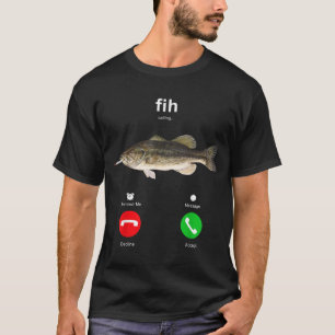 Camiseta Peixe Fumando Peixe Engraçado Meme Pescador