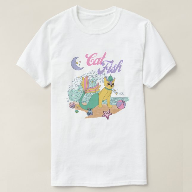 Camiseta Peixe-gato (Frente do Design)