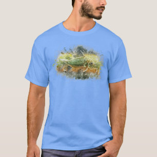 Camiseta Peixe-gato armado de Emerald Brochis esplendens