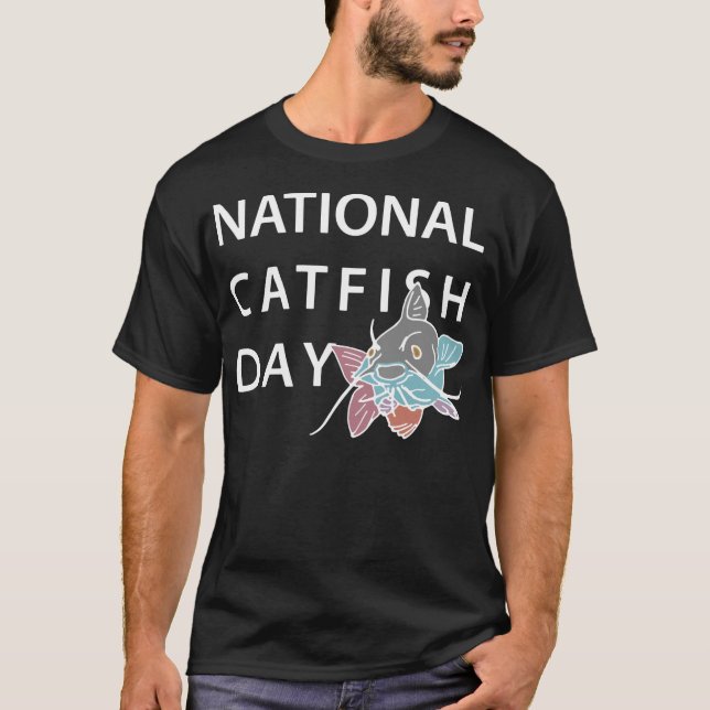 Camiseta Peixe-gato dia o 25 de junho nacional (Frente)