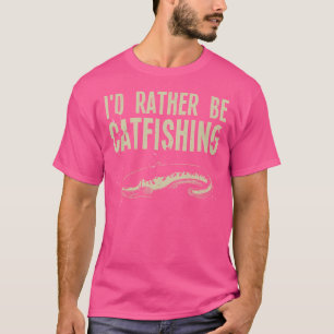 Camiseta Peixe-Gato Engraçado Para Captura