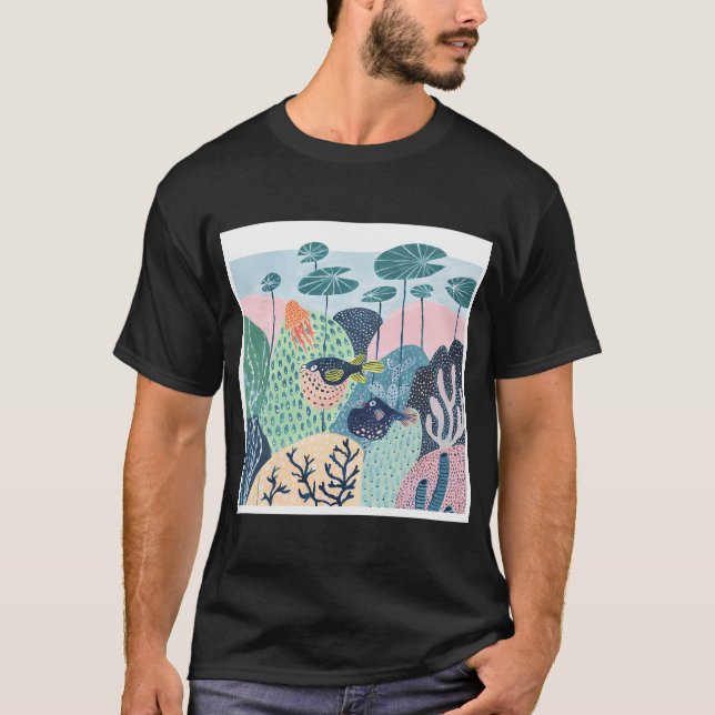 Camiseta Peixe globo Sea Life (Frente)