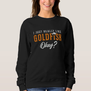 Camiseta Peixe Goldfish Eu Gosto Muito De Peixes De Animais