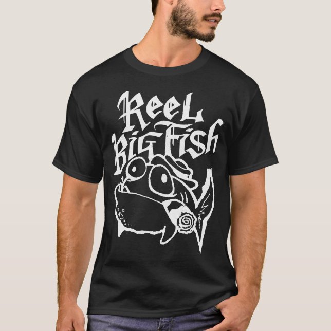 Camiseta peixe grande carretel (Frente)