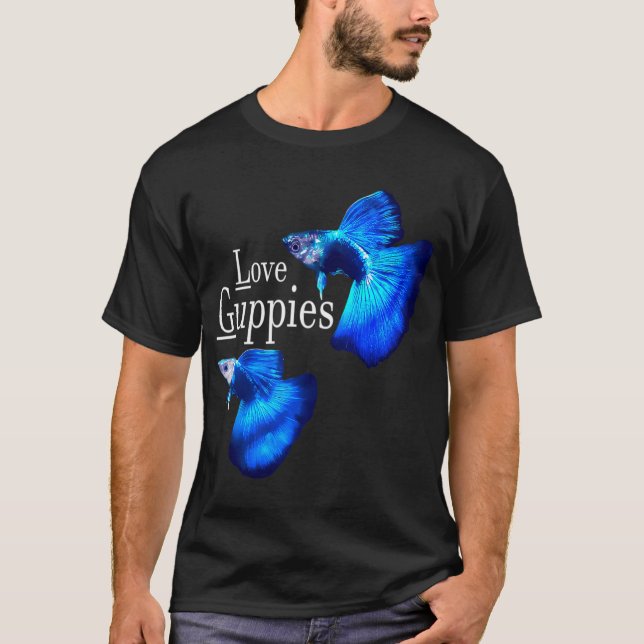 Camiseta Peixe Guppy Amor (Frente)