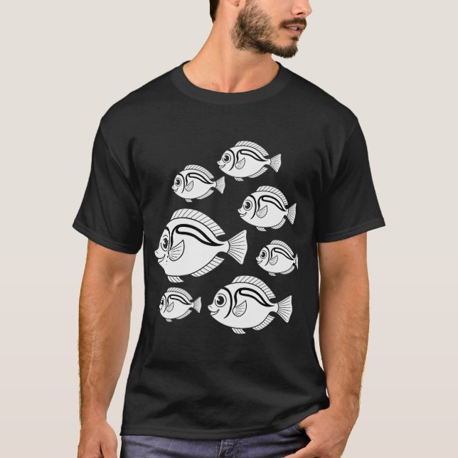 Camiseta Peixe Guppy de Natal (Frente)