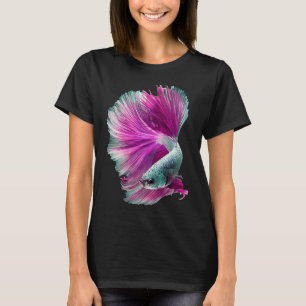Camiseta Peixe Guppy Rosa Bonito Guppies Fantasia lutam tai