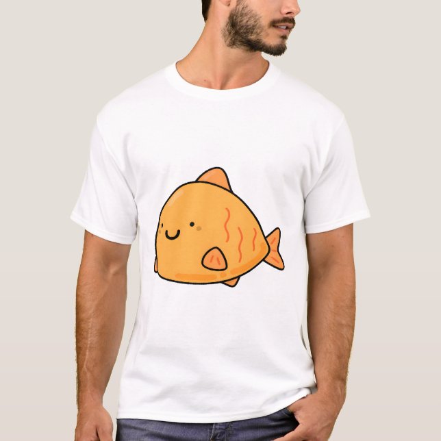 Camiseta Peixe Kawaii (Frente)