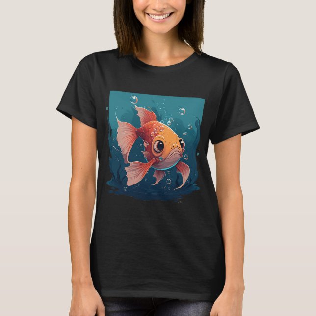 Camiseta peixe koi (Frente)