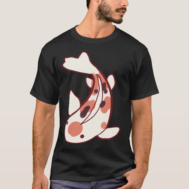 Camiseta peixe koi (Frente)