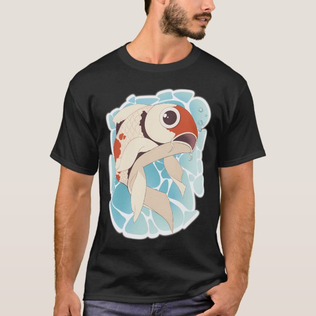 Camiseta peixe koi (Frente)