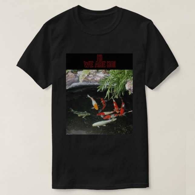 Camiseta Peixe Koi 169 (Frente do Design)