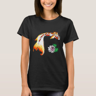 Camiseta Peixe Koi E Lilypad
