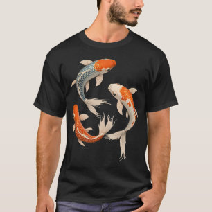 Camiseta peixe koi japonês carpa Koi Japonês Legal
