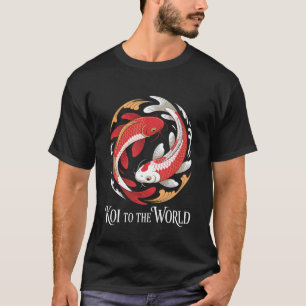 Camiseta Peixe Koi Japonês Piada Engraçada