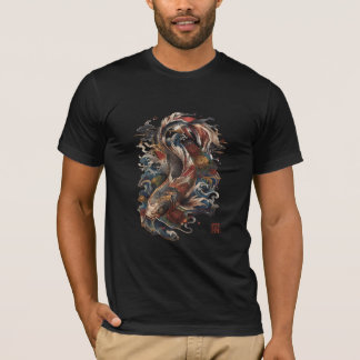 Camiseta Peixe Koi Japonês | Tatuagem Tradicional Japonesa
