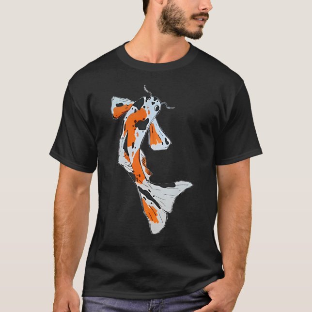 Camiseta Peixe Koi Laranja (Frente)