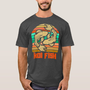 Camiseta Peixe Koi - Nishikigoi Koi Japonês - Letra Pond