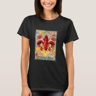 Camiseta Peixe-lama ferve Legal Fleur De Banquete Comida Ca