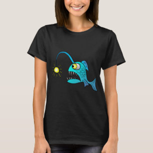 Camiseta Peixe-lanterna engraçado