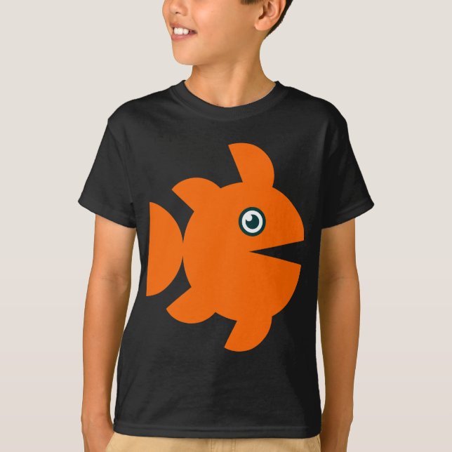Camiseta Peixe - Laranja (Frente)