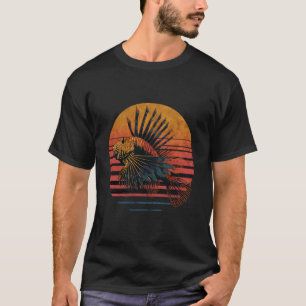 Camiseta Peixe-Leão Amante Arte Motivo Mar Oceano A