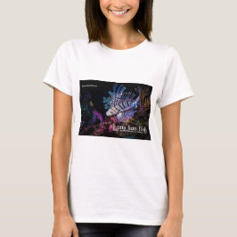 Camiseta Peixe-leão-luna, Pterois lunulata,