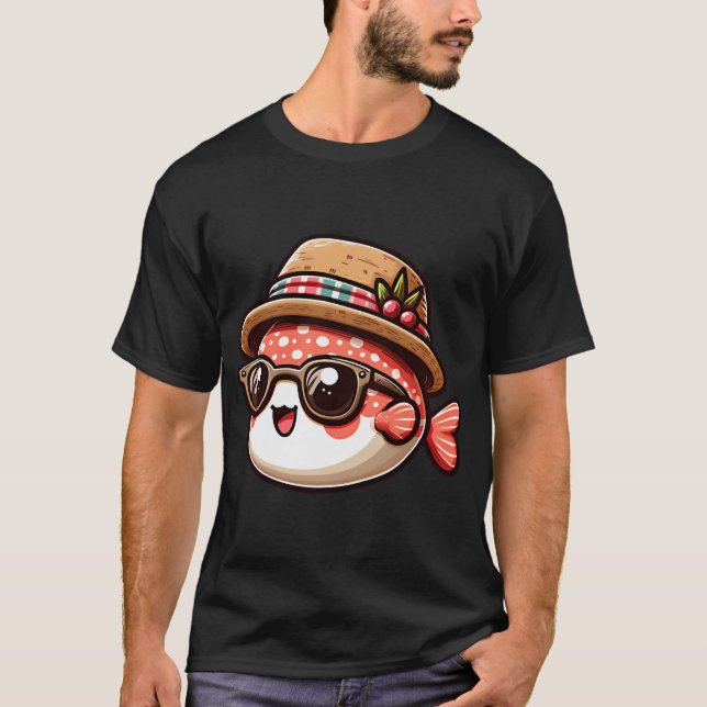 Camiseta Peixe Legal de Chapéu (Frente)