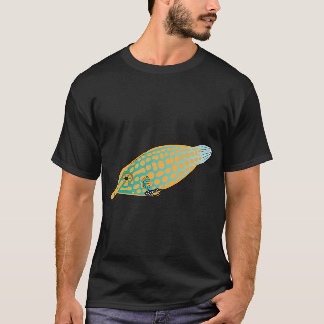 Camiseta Peixe-leme de focinho longo (Frente)