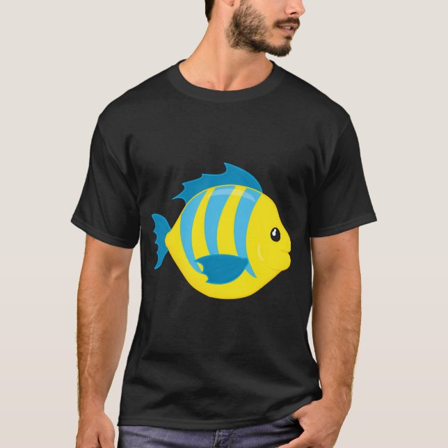 Camiseta Peixe listrado (Frente)